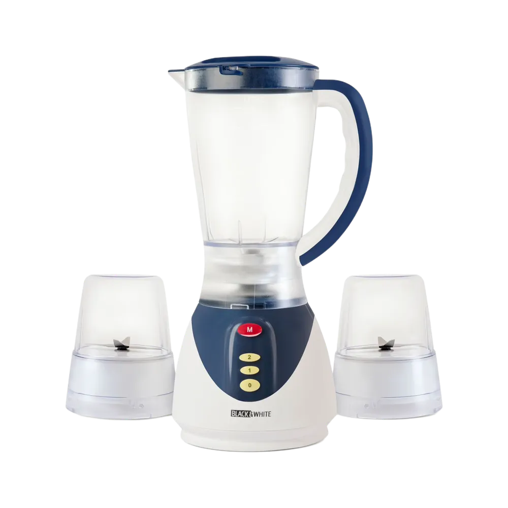 خلاط كهربائي بلاك اند وايت، 1.5 لتر، 400 وات، ابيض - BL-5000